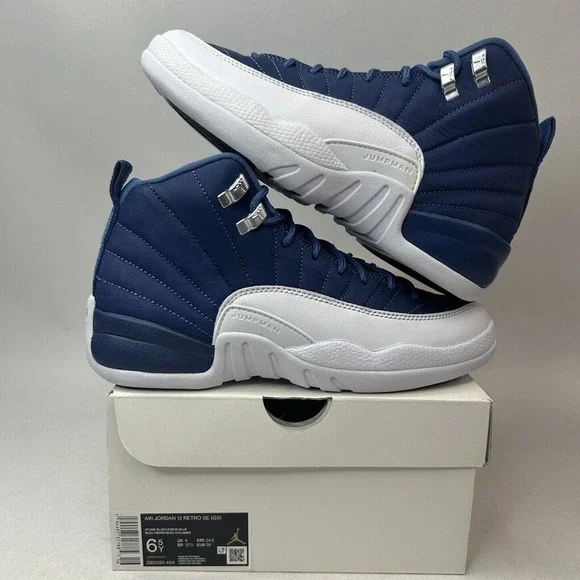 Nike Shoes Air Jordan 12 Retro SE GS “Indigo/Legend Blue” 2024 - Picture 1 of 5